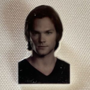 NWT Handmade Pin Brooch of Sam Winchester from the TV Show Supernatural!